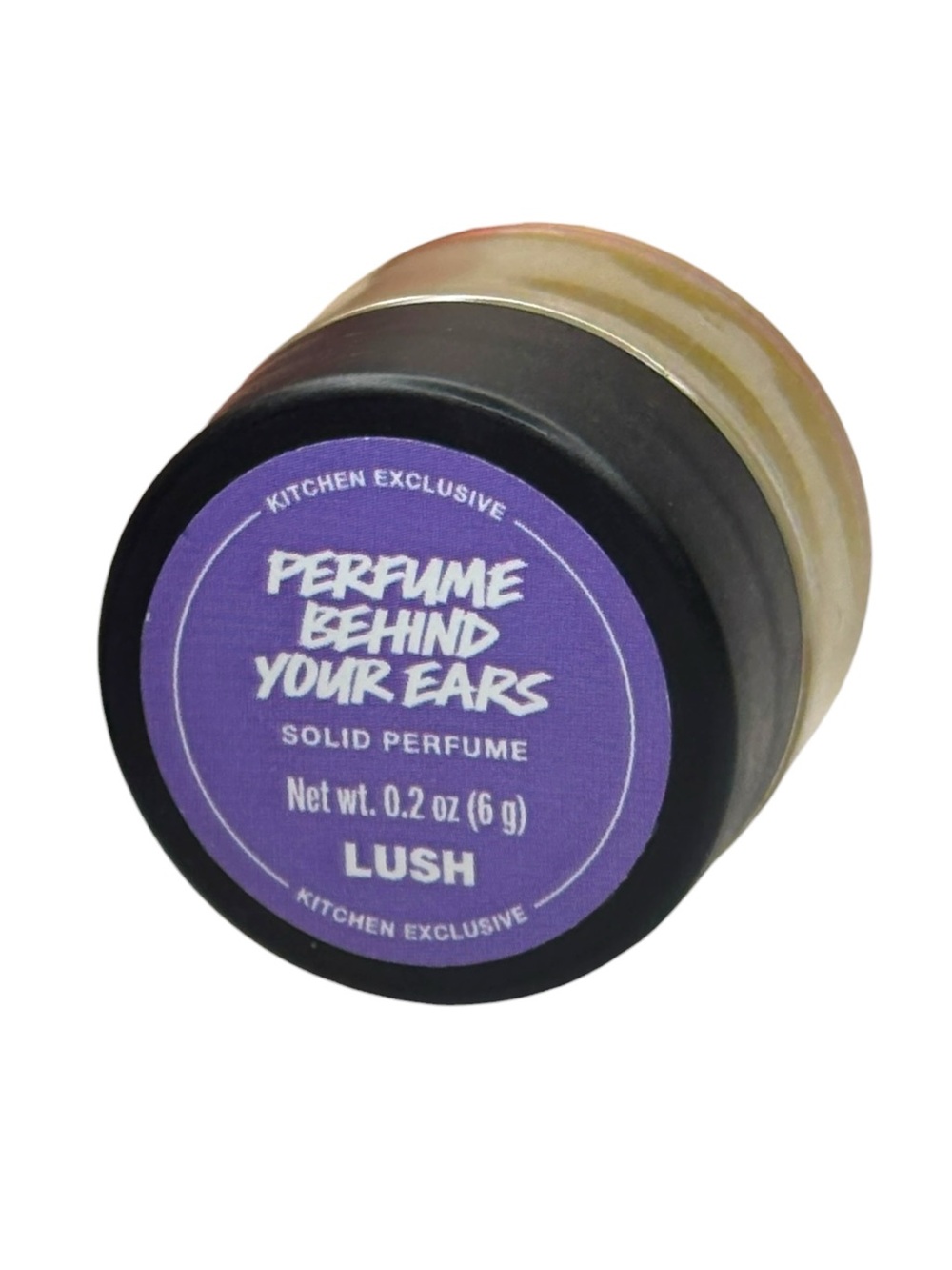 Lush Kitchen Perfume Behind Your Ears Solid Perfume Jasmine Rose Fragrance NWT